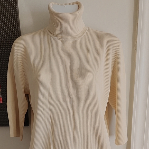 Lauren Ralph Lauren Sweaters - Lauren Ralph Lauren Beige Turtleneck Sweater
